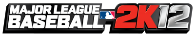 Major League Baseball 2K12 title screen for Nintendo DS